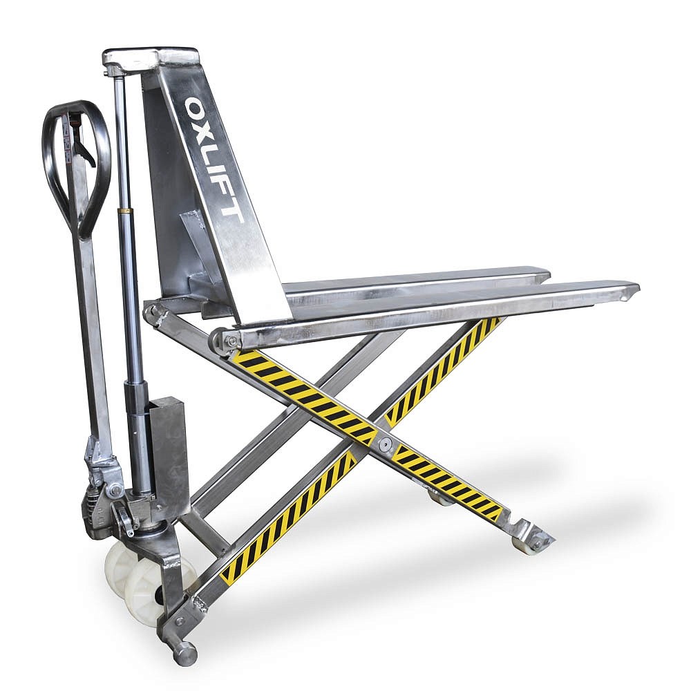 Фото 17 - Ножничная тележка из Нержавеющей Стали OXH-10Steel OXLIFT.