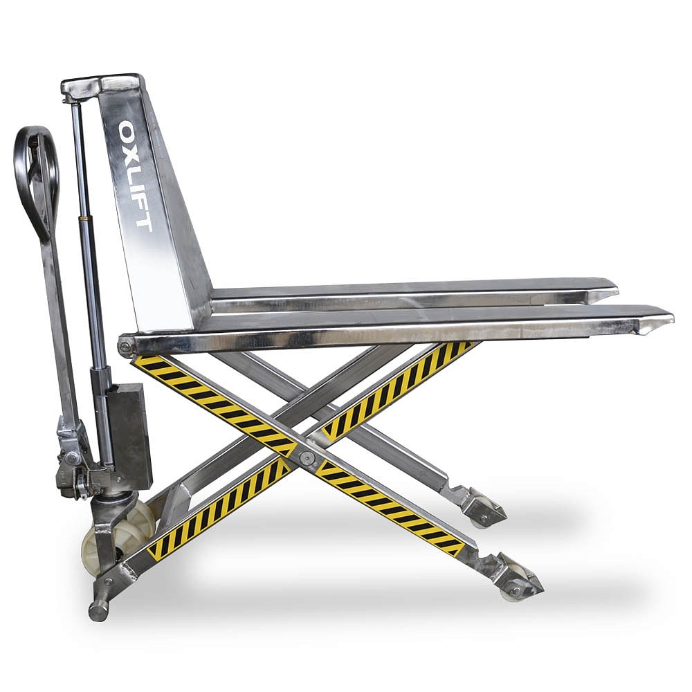Фото 19 - Ножничная тележка из Нержавеющей Стали OXH-10Steel OXLIFT.