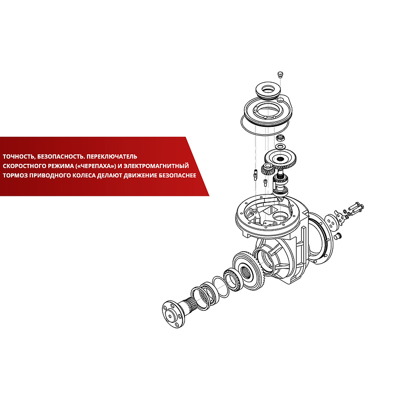 Фото 6 - Самоходный Штабелер с платформой для оператора BX-3520 OXLIFT 3,5 м 2000кг.