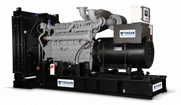 Фото 1 - TJ1400MS5C дизельный генератор Teksan 1000 кВт Открытая на двигателе MITSUBISHI / S12R PTA.