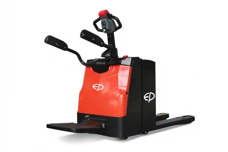 Фото 1 - Перевозчик паллет EP Equipment RPL201H (Кислотный, 360 Ah, акваматик, холодное исполнение, с платформой для оператора).